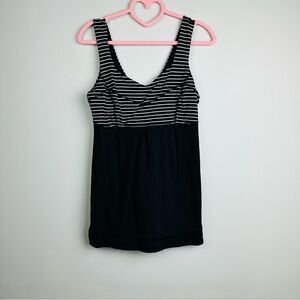 Lululemon Athletica Black and White Tank Top Size 8